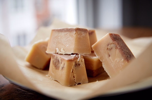 RECIPE: Freezer Fat Fudge: Salted Caramel